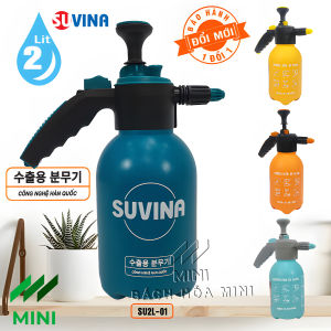 Bình xịt SUVINA SU2L-01 dung tích 2 lít nhựa HDPE nhiều màu sắc