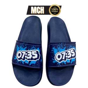 MOCHEL - Sandal Selop Pria dan Wanita Terbaru MOCHEL 07:35 Navi Putih Bercak Tosca