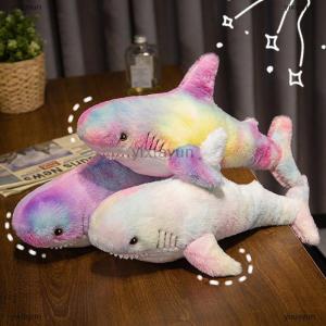 [COD] yixiayun 30cm Shark Plush Toy Soft Stuffed Animal Reading Pillow Birthday Gifts Cushion Doll Gift