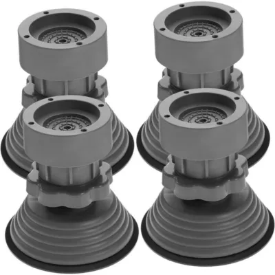 Set 4 Chân Kê Máy Giặt Tủ Lạnh Chân Đỡ Đa Năng Chống Rung Lắc Tăng Giảm Chiều Cao Chống Trơn Trượt