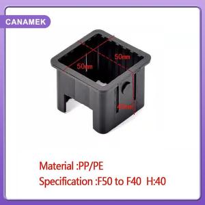 【CANAMEK】 Square Tubing For Cover Tube Durable Chair Glide Insert Finishing Plugs Fitness Equipment Accessories Sliding Sleeve