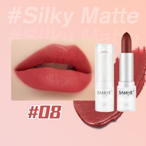 SANIYE【BPOM】New Lipstik 9 Warna Lip Transparan lipstik Matte Tahan Lama Anti air 24 jam Long Lasting K2000