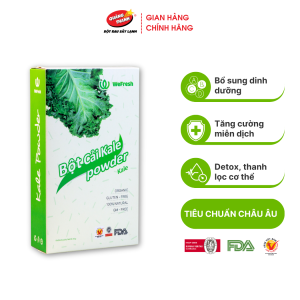 Bột Cải Xoăn Kale Sấy Lạnh Nguyên Chất Hộp 30g - Detox thải độc cơ thể giảm cân hỗ trợ tiểu đường