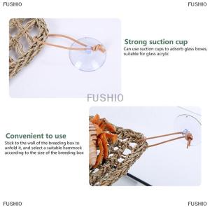 [COD] FUSHI0 Rong biển bò sát thằn lằn võng hamster bò sát cỏ Mat giường vật nuôi võng đu vật nuôi bò sát Đồ chơi treo giường Mat vật nuôi cung cấp