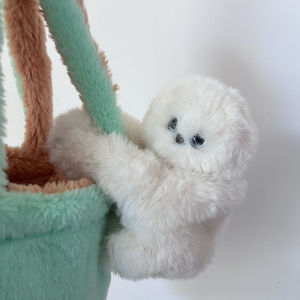 SKISOPGO Owl Plush Keychain Bag Pendant Rechargeable Singing Head Turning Doll Mainan Budak Gift Cute