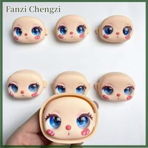 Fanzi 1 Set Doll DIY Accessories 5.5cm 10cm Replacement Face Hand Foot Kit For Baby Three Toy Style
