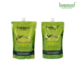 Bremod Performance BR-T011 2in1 Rebonding 1250ml x 2 rich protein making hair soft and smooth
