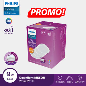 Philip Lampu LED Meson Multipack 105 9W 3000K - Philips Lampu LED Paket 3 Gratis 1