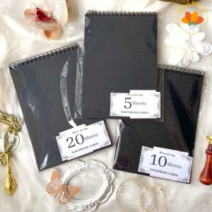 bloomingyourdays black scrapbook album a5 journal scrapbook notebook buku catatan kado anniversary aesthetic kado unik