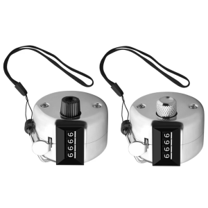 Handheld Counter Clickers 4 Digit Display Tally Counters for Accurate Counting & Data Analysis in Retail Stores & Event
