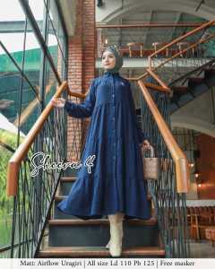Sheeva 4 Gamis wanita terbaru terlaris murah kekinian kasual trendy dress pesta kondangan hari raya
