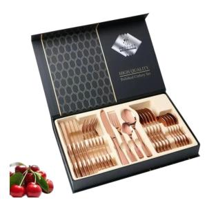 Premium Flatware Set – 6 6 Forks 6 Spoons 6 Teaspoons