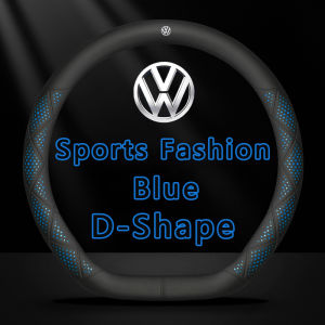 New Leather Car Steering Wheel Cover For Volkswagen VW Beetle Golf 2 3 4 5 6 7 Jetta Passat Polo Tiguan Touareg Bora MK2 MK3 MK4 Auto Sports Fashion Styling Decoration Accessories