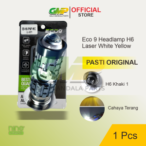 Headlamp LED Eco Laser H6 Luminos Lampu Depan White Yellow Motor Universal