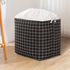 FSHL0464 Tempat Penyimpanan Mainan Baju Storage Bag Serbaguna Keranjang Lipat Tempat Mainan Anak Bed Cover Baju Celana Gorden Selimut Baju Kotor Motif Minimalis