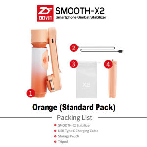 Zhiyun Smooth X2 Combo Foldable Smartphone Gimbal Selfie Stick 2-Axis Phone Handheld Stabilizer
