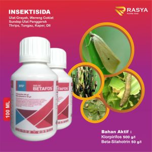 BETAFOS Multi-Pak 550SC 100ml - Insektisida Klorpirifos & Beta-Sihalotrin untuk Pengendalian Serangga Padi