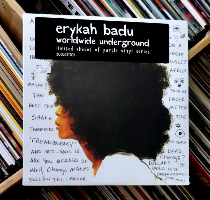 米LP Erykah Badu Worldwide Underground B000073901 Motown 未開封