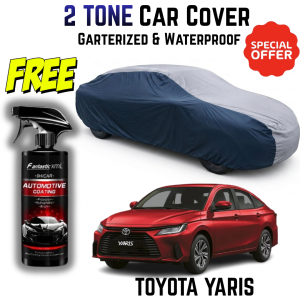 Toyota Yaris Waterproof 2 Tone Car Cover ORIGINAL MATIBAY QUALITY Sun Protection