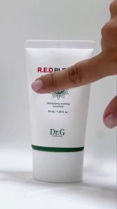 Dr. G R.E.D. Blemish Soothing Up Moisture Sunscreen - Korean Sunscreen with No White Cast - Broad Spectrum SPF for Sensitive Skin - Non-Greasy - With Hyaluronic & Azelaic Acid - 1.69 fl oz