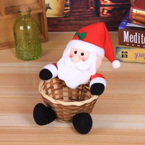 Christmas Candy Storage Basket Candy Storage Container Xmas Gift Box Home Party Table Decoration