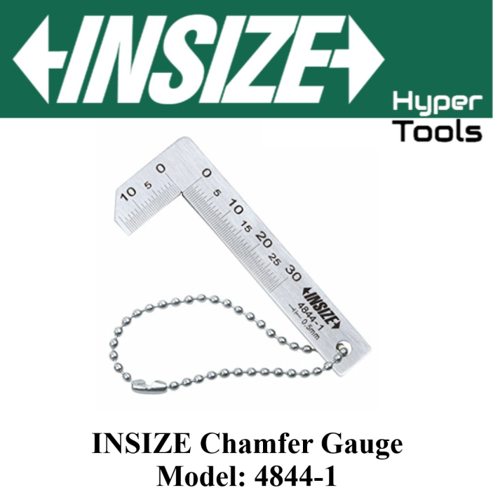 INSIZE Chamfer Gauge / Chamfer Gage (Model 48441) Lazada