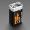 Original 9V battery PEAK POWER 9 VOLTS 9 VOLT. 