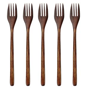 MAOMEI STORE Bữa ăn tối Rau xà lách Phong cách Nhật Bản Thân thiện với môi trường Gỗ Tự nhiên Bộ đồ ăn Dĩa gỗ Bộ đồ ăn Dao kéo