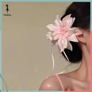 ส่วนลด 10 บาท สำหรับการซื้อ 1 ชิ้น กิ๊บติดผมดอกไม้สไตล์วันหยุดสไตล์โบฮีเมียนกิ๊บดอกไม้จำลองแฟชั่นสำหรับผู้หญิงเด็กผู้หญิง