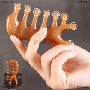 [COD] ZHONGYI0 Face Lifting Guasha Resin Scraping Massage Facial Scraper Tool Eye SPA Massage Plate Reduce Puffiness Nose Lifting Nose Massager
