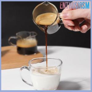 【Enthusiasm】🌟🌟【Hot Sale】🎈 Cốc đo thủy tinh borosilicate 70 75ml có vòi kép và tay cầm kín