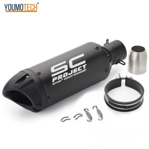 Motorcycle exhaust Escape Slip-on Motorcycle Exhaust Muffler Front pipe Neck Link pipe With Catalytic For Yamaha R15M YZF-R125 YZF R15 V3 V4 2017-2023 XSR155 2016-2023 MT15 MT-15 2019-2023