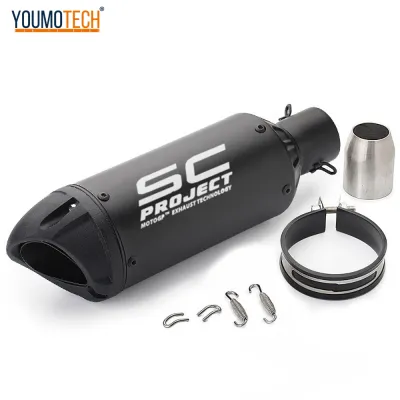 Motorcycle exhaust Escape Slip-on Motorcycle Exhaust Muffler Front pipe Neck Link pipe With Catalytic For Yamaha R15M YZF-R125 YZF R15 V3 V4 2017-2023 XSR155 2016-2023 MT15 MT-15 2019-2023