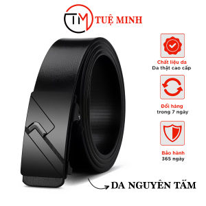 Thắt Lưng Nam Da Mềm Cao Cấp Dây Thắt Lưng Nịt Thời Trang Nam Khóa Tự Động Da Mềm Bền Đẹp RT05