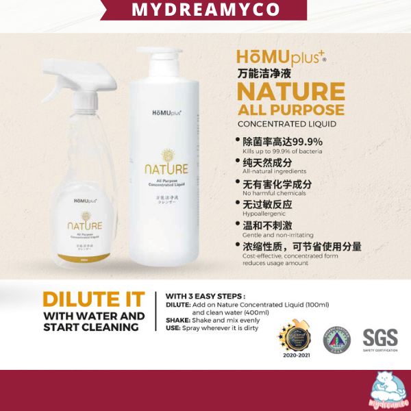HōMUplus+ Nature AllPurpose Set HomuPlus Nature All Purpose Cleaner