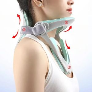 ERYRG Breathable Adjustable Neck Support Frame Soft Comfortable Cervical Corrector Neckband Cover Relieves Pressure Neck Support Sleeve Home