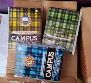 Promo TERMURAH Buku tulis campus EXECLUSIVE 38 lembar 1.pak 10.buku Ecer isi 5.buku