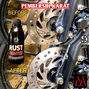 Pembersih Karat Ampuh / Rush Fighter / Penghilang karat besi baja almunium stainless chrome