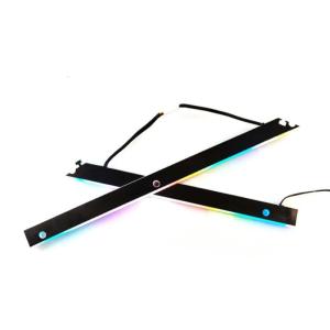 PC thành phần chiếu sáng vải lót nhẹ mat với đồng bộ hóa argb và thiết kế từ tính có thể mở rộng