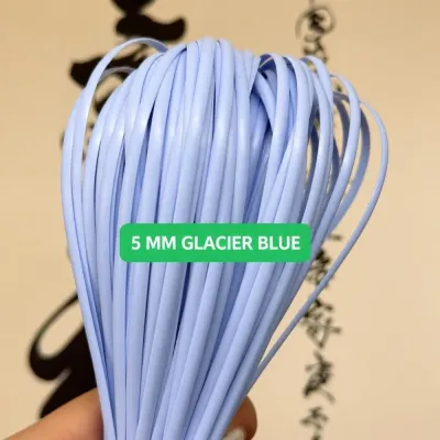 LUZMAR Rộng 5mm Dải mây Phẳng Nhựa Dây mây Bền bỉ PE Vật liệu dệt mây nhân tạo Túi xách thủ công