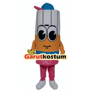 Kostum maskot badut besti botol setelan dewasa lucu karnaval