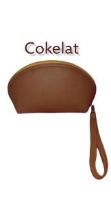 Tas Pouch Kosmetik Polos Multifungsi: Aksesori Wanita Praktis