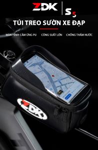 [CHÍNH HÃNG] Túi treo sườn xe đạp ZDK S5