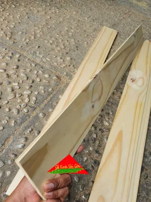 Thanh gỗ thông rộng 10cm x dày 1cm x dài 1m2-1m-80cm-70cm được bào 4 mặt phù hợp để trang trí chế loa bluetoothlàm nẹp