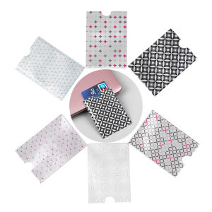 DFGFIN 10 Pcs Safety Anti-theft RFID Blocking Card Holder Protect Case Cover Sleeve Wallet Credit Cards