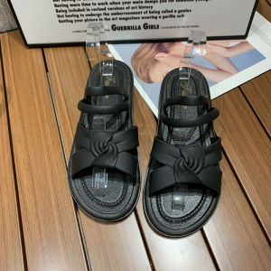 Dép Sandal Kết Nơ Quai Chéo Thời Trang Hot Trend Dép Đế Đúc Nữ Đế Cao Êm Chân Mang Chống Trơn Trượt