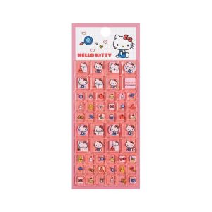 AOSEETING Giai điệu Kuromi Cinnamoroll Tem nhãn dán hình vuông 3D Sanrio Chống thấm nước 3D Tem nhãn đá quý  Tem nhãn hình khối Nhãn dán Hello Kitty Điện thoại Laptop Vali Trang trí