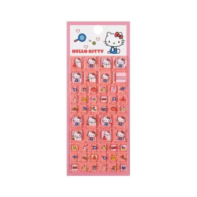 LINKENER Waterproof Sanrio 3D Square Stickers Kuromi Melody Cinnamoroll 3D Cartoon Stickers Cute Cube Sticker Hello Kitty Stickers Phone Laptop Luggage Decoration