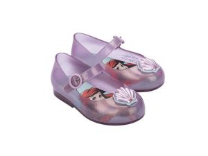 Fashion Melissa Mini Bowknot Round toe Childrens flat sandals Mermaid Collection Girls Ballet Shoes