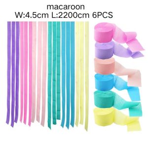 สินค้ามีพร้อมส่ง กระดาษย่น creping paper กระดาษสายรุ้ง 13 เมตร ฉากพื้นหลังกระดาษ ฉากแต่งงาน กระดาษทำดอกไม้